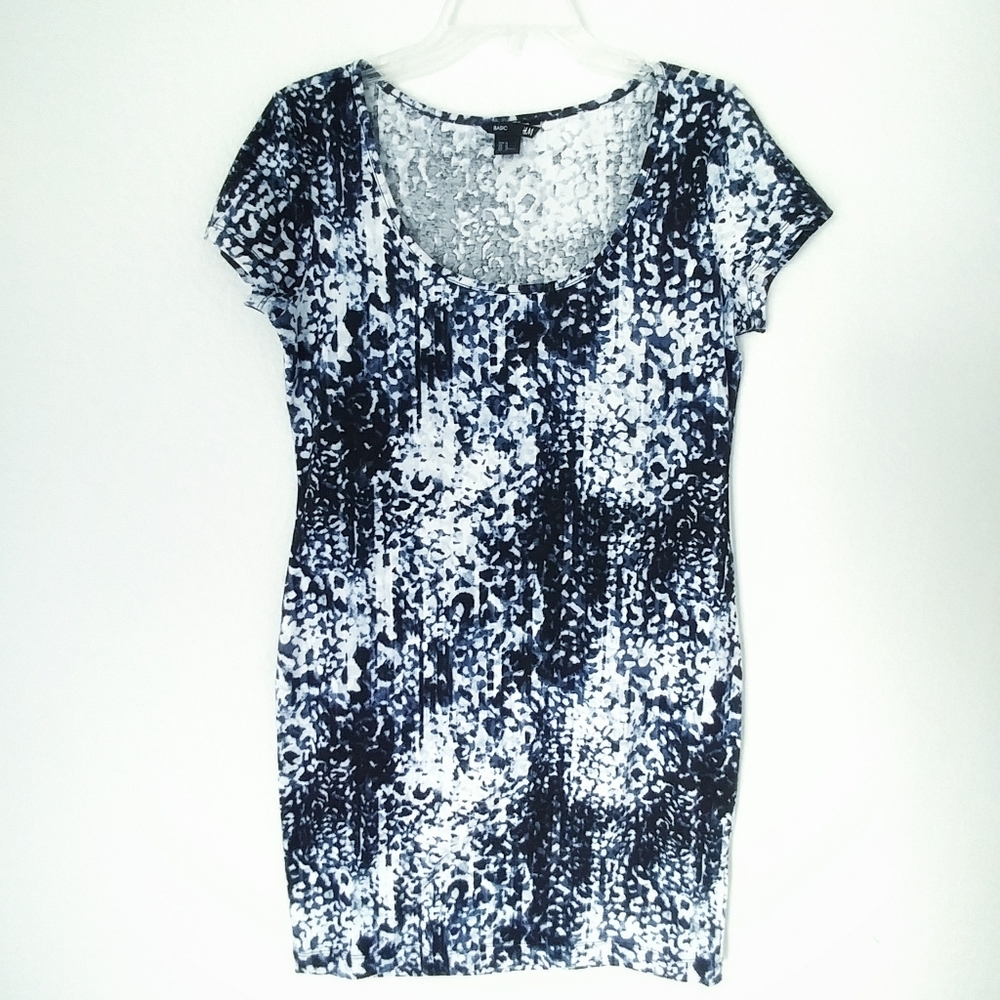 H&M Basic Abstract Bodycon Dress